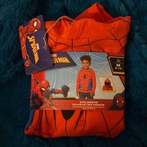 Marvel Spiderman Boys Hoodie, Size 8/10 New With Tag
